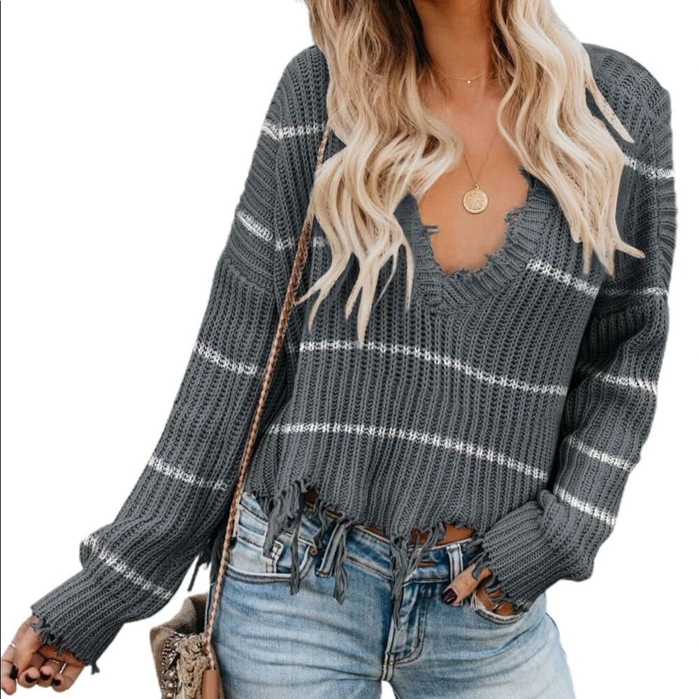 Distressed Sweater